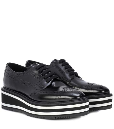 prada brouges|prada brogues wingtip platform.